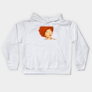 ice spice tiktok design sticker Kids Hoodie